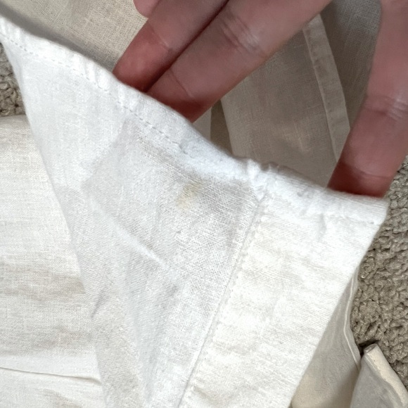 Coast White Linen Button Down Sleeveless Midi Dress - Picture 9 of 9